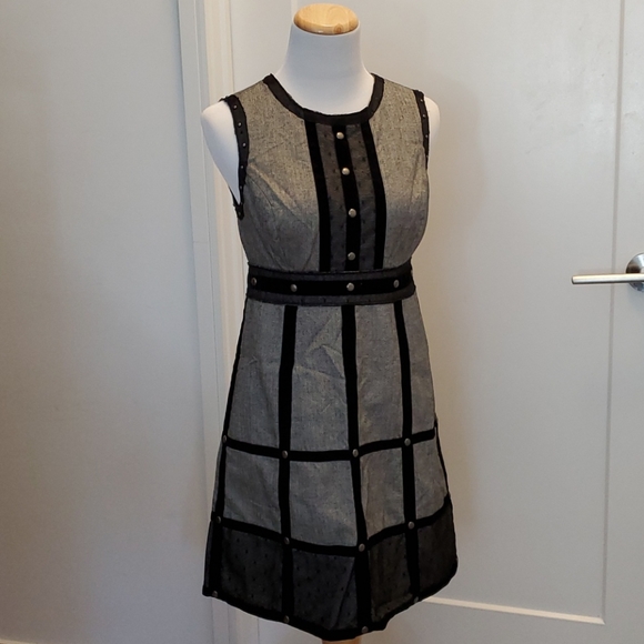 Anna Sui for Target Grey Black Lace Dress - Perfect for Fall - Picture 1 of 9